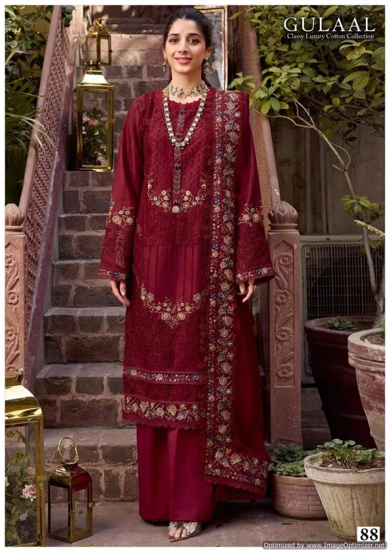 Gulaal Karachi Vol 9 Cotton Wholesale Pakistani Salwar Suit Catalog — Wholesale Salwar Suits, MPA wholesale from Surat - Gallery Image 9
